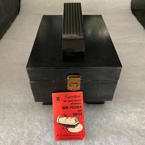 Vintage Montgomery Ward Signature Home Polisher and Buffer Wooden Box Only